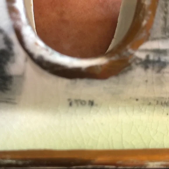 Antique Steamship China Toothpick Holder - Picture 5 of 5